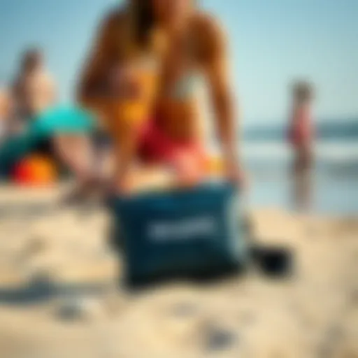 RinseKit at the Beach RinseKit in action during a beach day