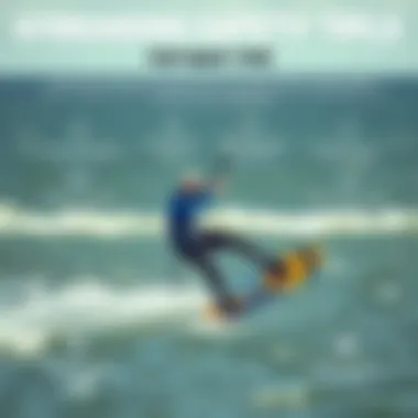 A detailed infographic outlining vital safety tips for kiteboarders