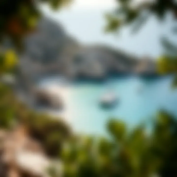 Stunning beach accessible by catamaran