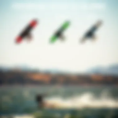 Performance Metrics of Foil Wings Performance metrics visual representation for various wing types