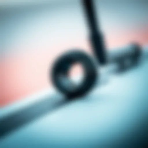 Close-up of a sup pump adapter showcasing its intricate design