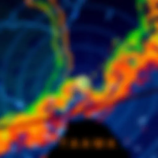 Weather radar display showing Tampa region