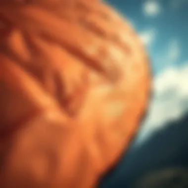 Innovative Materials in Pop-Up Kites A close-up of innovative materials used in modern pop-up kites