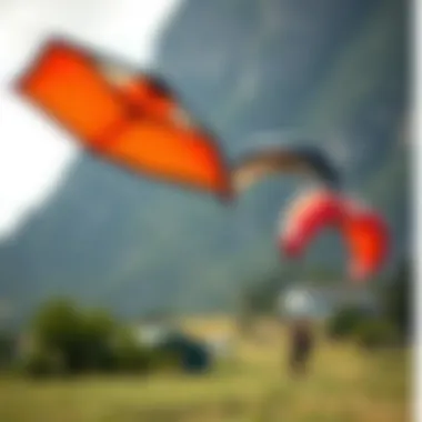 Types of Pop-Up Kites in Action Comparative analysis of different types of pop-up kites in action