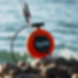 Fone kite pump in action by the water