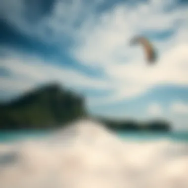 Breathtaking Maldives Landscape for Kiteboarding Breathtaking landscape of the Maldives suitable for kiteboarding