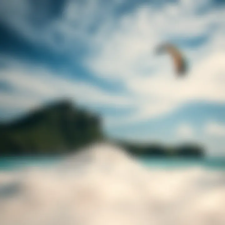 Breathtaking Maldives Landscape for Kiteboarding Breathtaking landscape of the Maldives suitable for kiteboarding