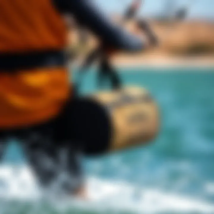 An overview of the functionality of a slingshot bag during a kiteboarding session