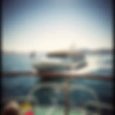 Ferry crossing the sea from Cabo to La Paz