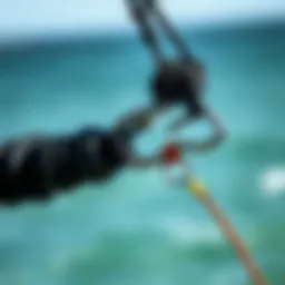 Close-up view of the Tucker Sling showcasing its intricate design features.