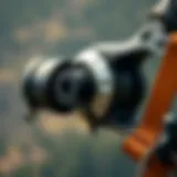 Detailed view of the turbo sling mechanism showing its intricate design.