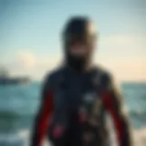 Drysuit showcasing its waterproof features