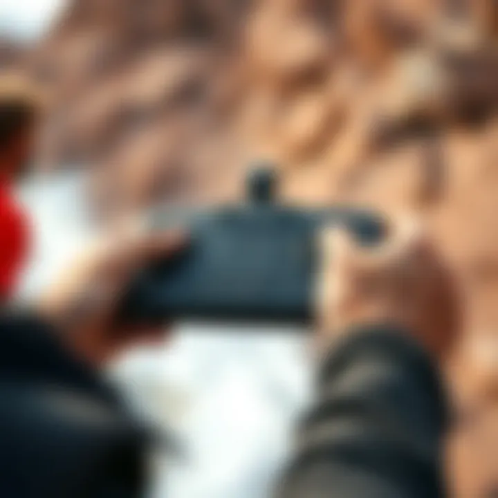 Efoil Remote User Interface A detailed layout of the efoil remote buttons and features, highlighting user interface