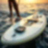 Detailed diagram of hydrofoil surfboard mechanics