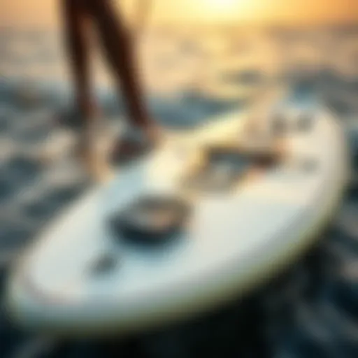 Detailed diagram of hydrofoil surfboard mechanics