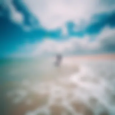 Ideal Kiteboarding Conditions at Panama City Beach Panama City Beach panorama showcasing ideal kiteboarding conditions