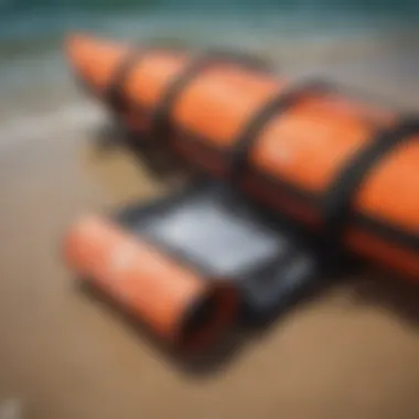 A close-up view of a high-quality quiver bag showcasing its sturdy materials
