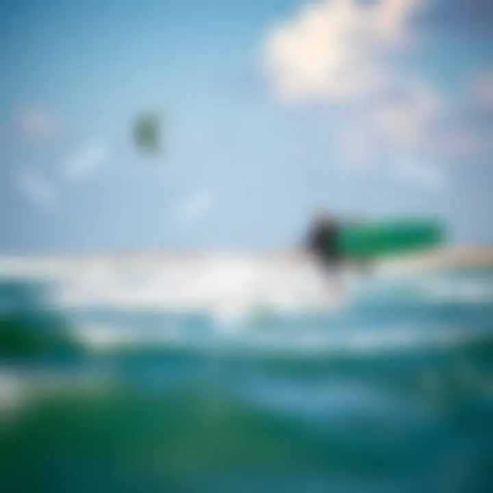 Wind Patterns Impacting Kiteboarding in Seaside Heights Wind patterns illustrated with directional arrows over Seaside Heights