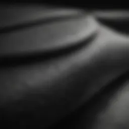 Close-up view of a 5mm wetsuit showcasing its thickness and material texture.