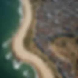 Wind map of Los Angeles showcasing kiteboarding hotspots