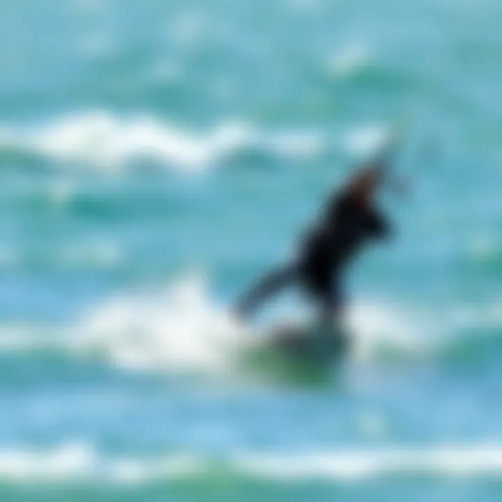 Wetsuit Fit and Design in Action Kiteboarder in cold water showcasing the importance of fit and design