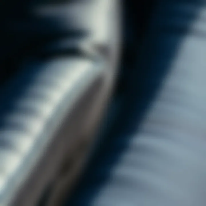 Insulation Properties of Wetsuit Material Close-up of wetsuit material highlighting insulation properties