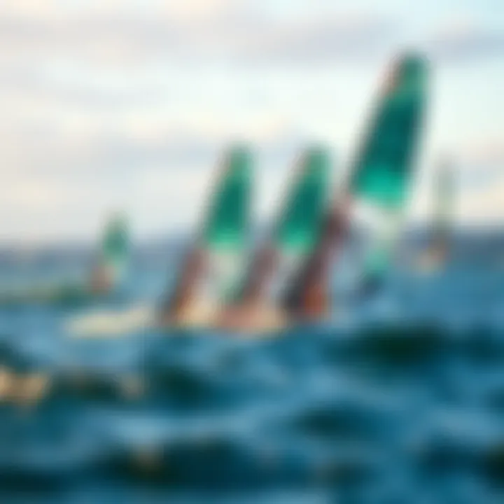 Wing Size Comparison in Varying Conditions Comparison of different wing sizes on the water