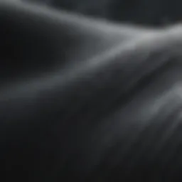 A close-up view of Vissla wetsuit fabric showcasing its flexibility and texture.