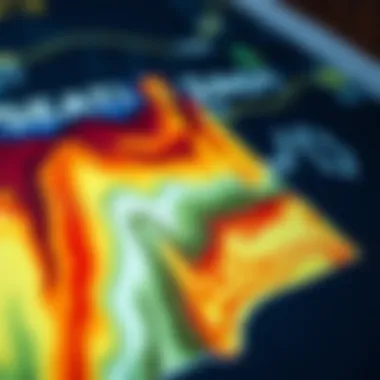 Seasonal Variations in Oahu's Weather Seasonal changes displayed on a weather map of Oahu