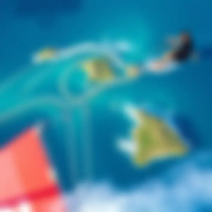 Understanding Wind Patterns for Kiteboarding Wind patterns over Oahu illustrated for kiteboarding