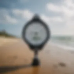 WeatherFlow WeatherMeter on a kiteboarder's equipment