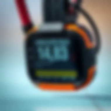 Innovative Metrics of Woo Kite 3.0 Close-up of the Woo Kite 3.0 device highlighting advanced metrics